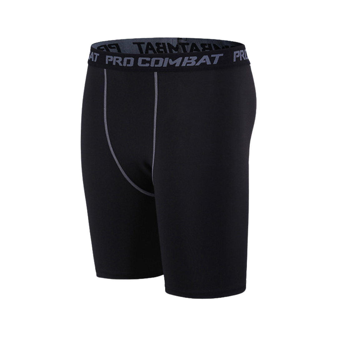 Comprevex Herren Kompressionsshorts in Weiss, enge Passform, atmungsaktiv, ideal für Sport & Training.