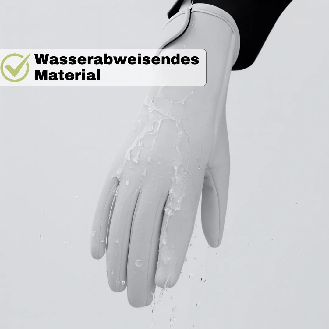 Rutschfeste Damen Touchscreen-Handschuhe, warm und wasserabweisend, perfekt für Smartphone-Nutzung im Winter.
