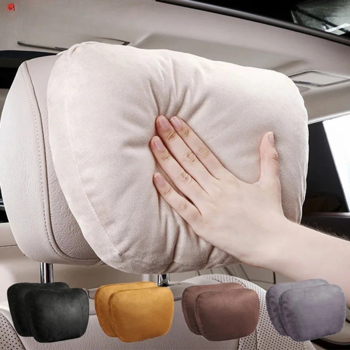 Ergonomisches Nackenkissen aus strapazierfähigem Polyester, universell passend für Autos.