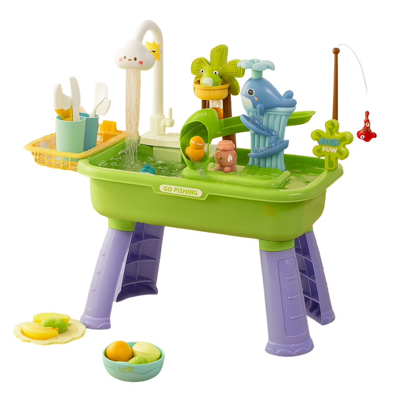 Montessori Angelspiel 2-in-1: Lernspielzeug zur Förderung der Koordination und Feinmotorik.