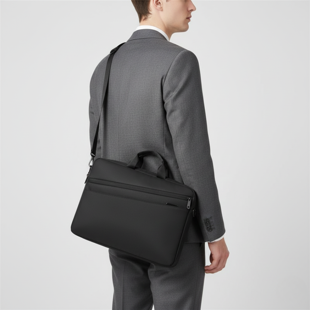 Professionelle Business-Aktentasche für 17,3-Zoll-Laptops. Perfekt für Büro, Pendler & Geschäftsreisen.