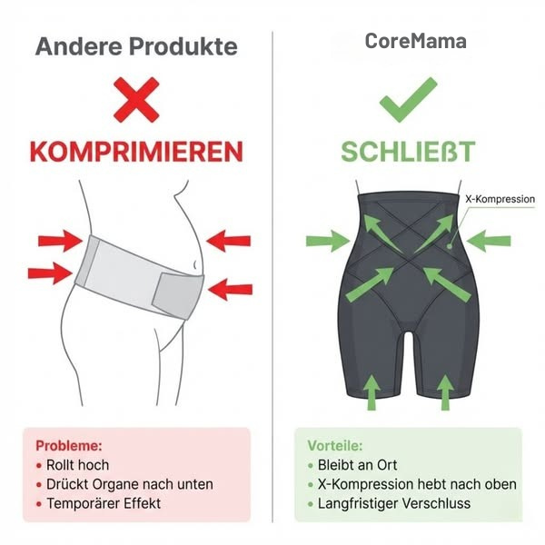 Figurformende High-Waist Shorts, schwarze Damen Shapewear für optimalen Halt nach Schwangerschaft.
