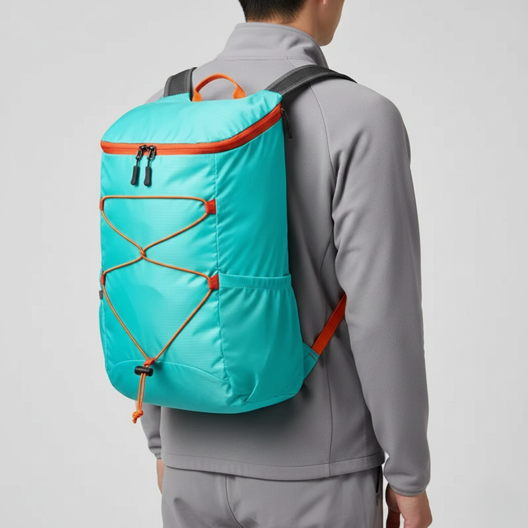 Kompakter, leichter Faltrucksack, perfekt als Reisebegleiter. Wasserdicht & robust für unterwegs.