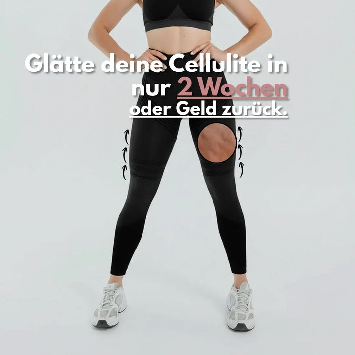 Figurformende Damen High Waist Leggings mit Kompression, ideal für Workout, Athleisure & Alltag.