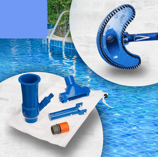 TIDYPOOL manueller Unterwassersauger für Teiche, zur einfachen und schnellen Schmutzentfernung.