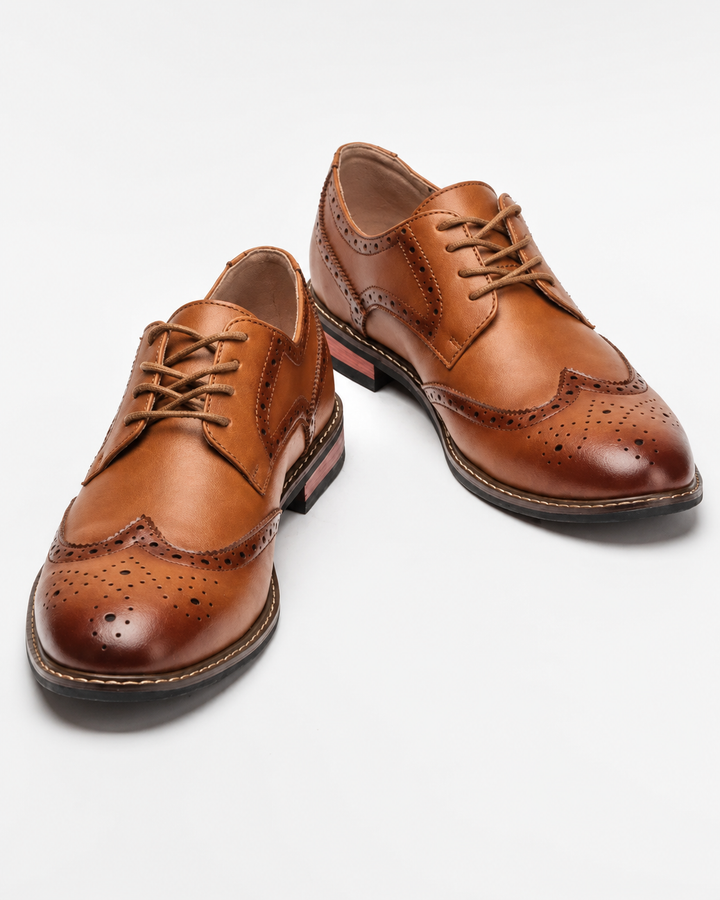 Zeitlose elegante Brogue Herrenschuhe, perfekt als Business Schuhe, Hochzeitsschuhe und Abendschuhe.