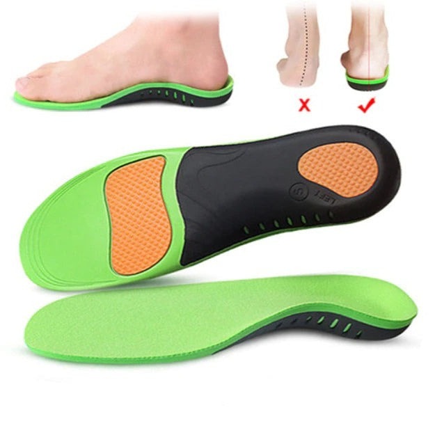 Orthopädische Einlegesohlen für Plattfüße & Fußschmerzen. Bieten Fußgewölbestütze, Dämpfung. Ideal für Sport- & Arbeitsschuhe.