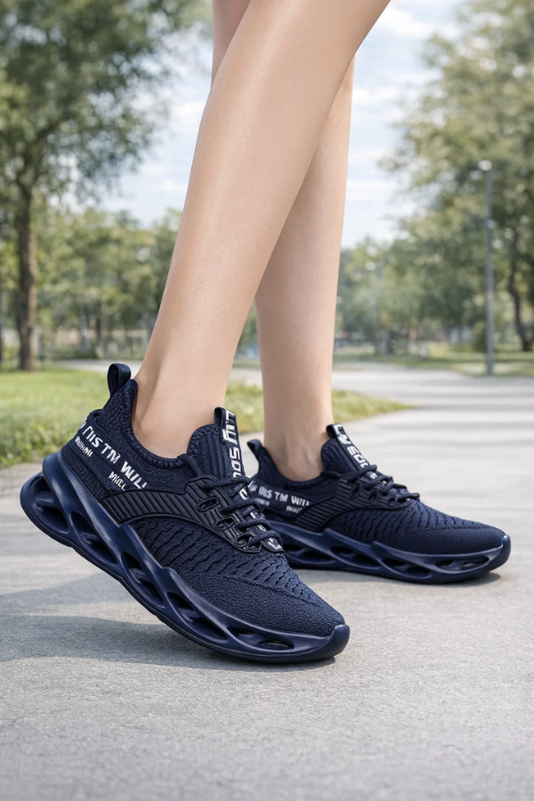 Violette Damen Sneaker, sportlich & leicht. Atmungsaktives Obermaterial, ideal für den aktiven Alltag.