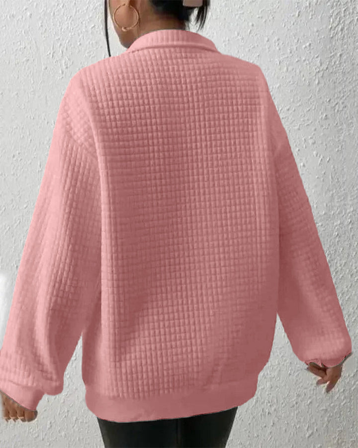 Vielseitiger Damen Herbstpullover, langärmlig und komfortabel. Eleganter Freizeitpullover für Übergangslook.