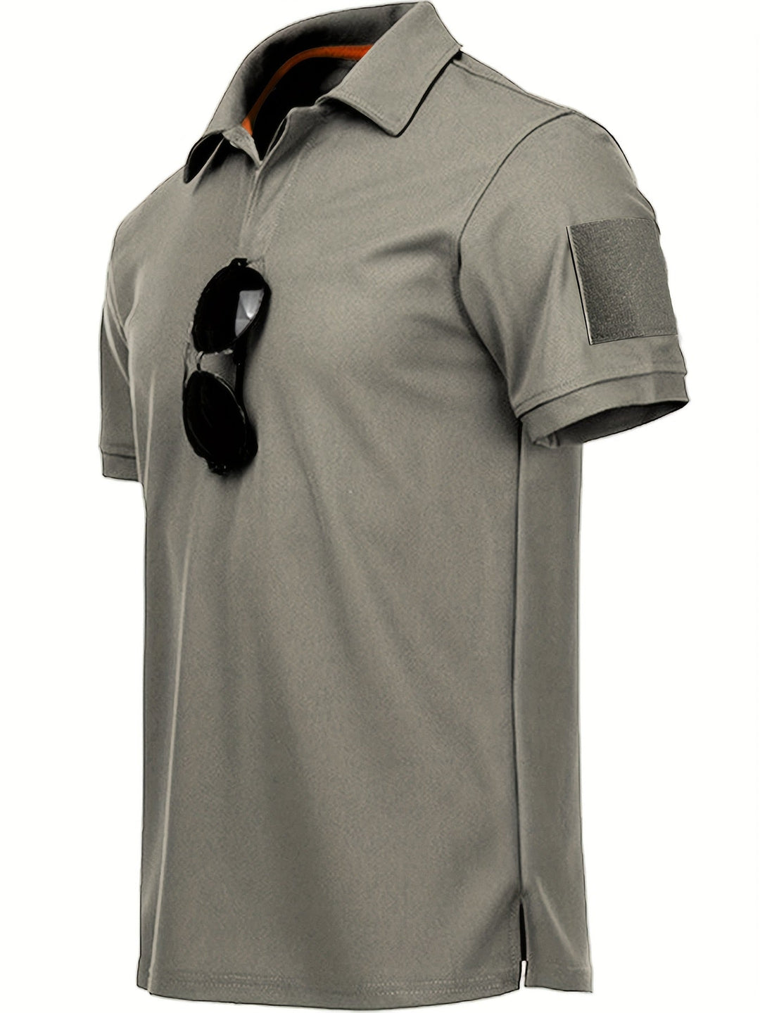 Herren Tactical Polo Shirt in Olivgrün, strapazierfähiges Kurzarmshirt für Outdoor, Arbeit & Freizeit. Hoher Tragekomfort.