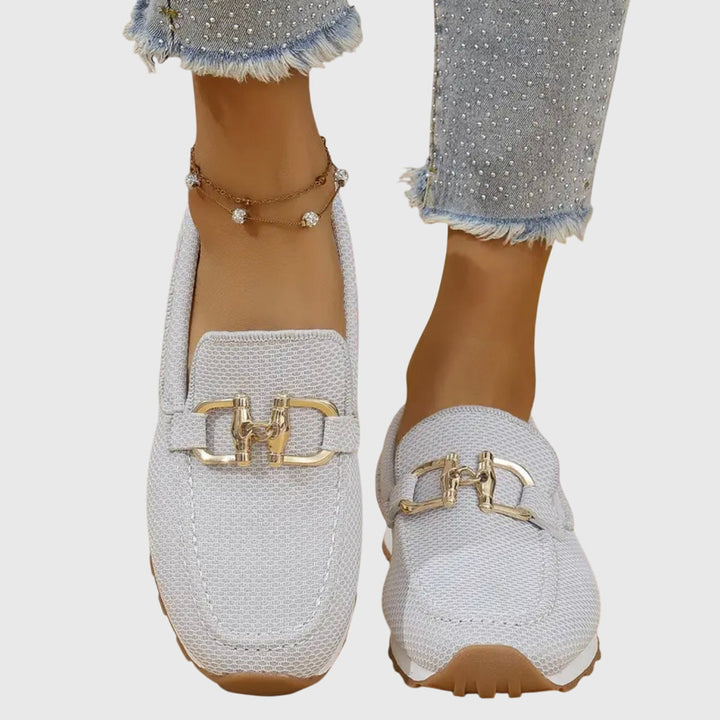 Elegante Damen Komfortschuhe: Orthopädische Loafer Sneakers. Perfekt als Freizeitschuhe im Frühling.