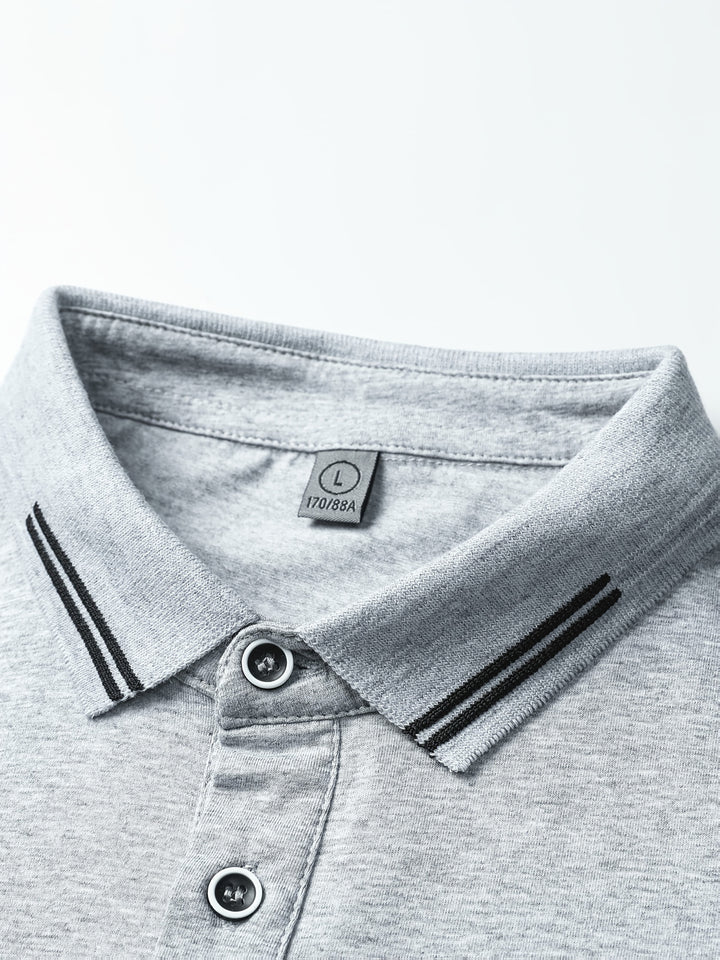 Herren Poloshirt: Elegant & sportlich, vielseitig für Sommer & Frühling. Klassisch-modernes Kurzarm Design.