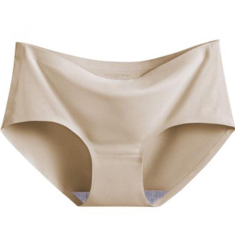 Glattes, nahtloses Damen Unterwäsche-Set (5er-Pack) aus seidigem Material für täglichen Tragekomfort.