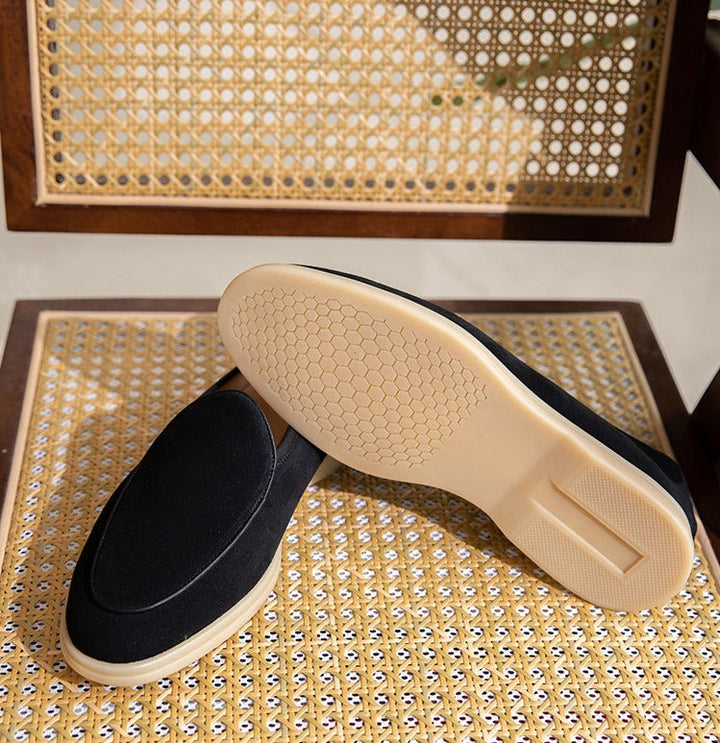 Stilvolle Herren Loafer, Kaffeebraun. Elegante, handgefertigte Slipper. Komfortable Herrenschuhe für Luxus & Klasse.