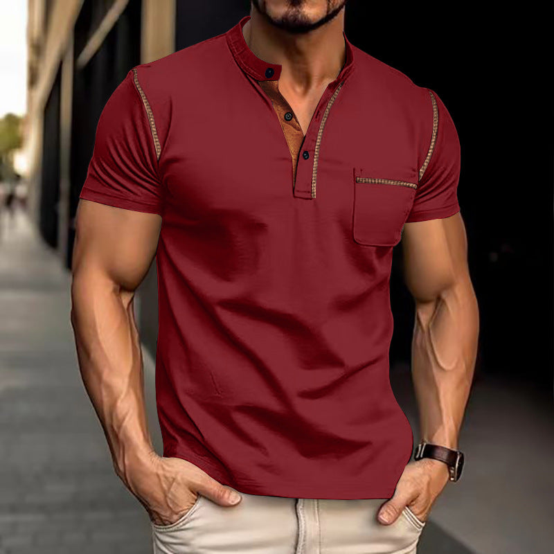 Modernes Herren Poloshirt Kurzarm, schlank & schnell trocknend. Komfortables Oberteil für sommerliche Outfits.
