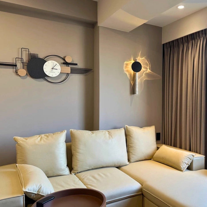 Energieeffiziente LED-Wandleuchte, modernes Design für stimmungsvolle Ambientebeleuchtung im Haus.