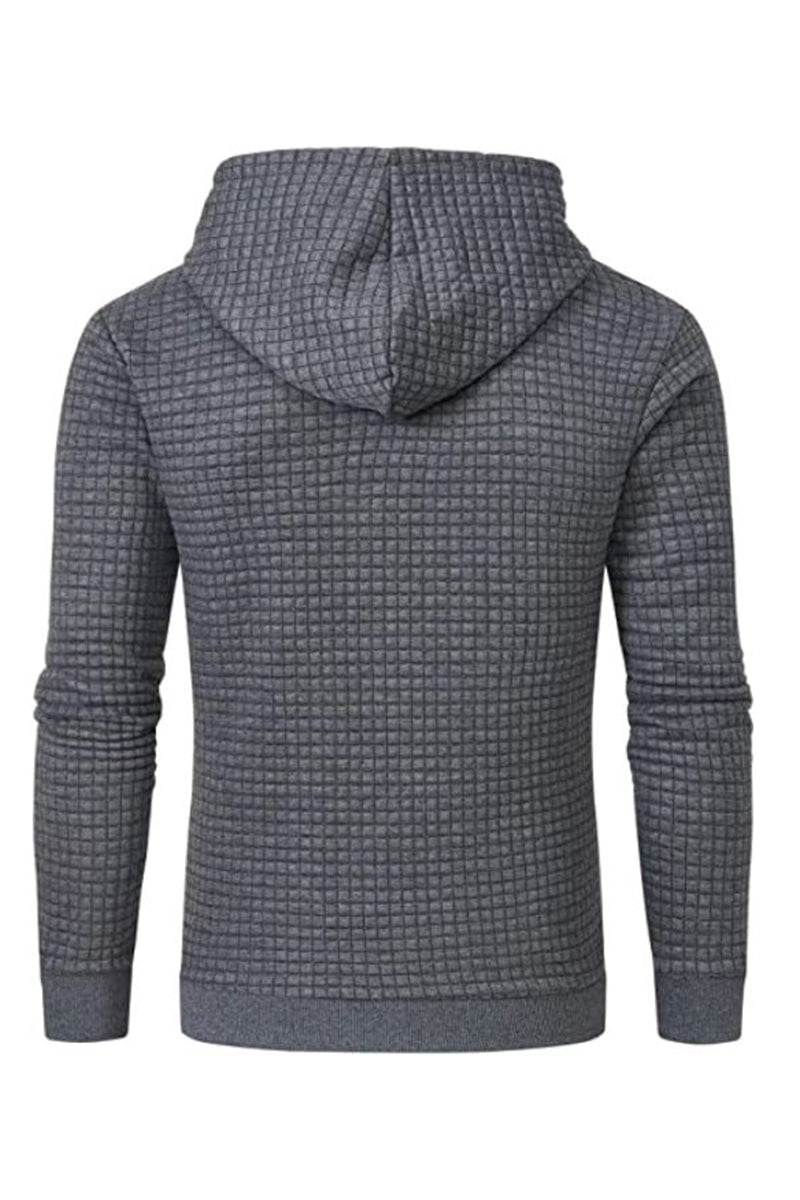 Herren Kapuzenhemd mit langen Ärmeln. Komfortables Oberteil für Männer, perfekt für Streetwear und die Freizeit.