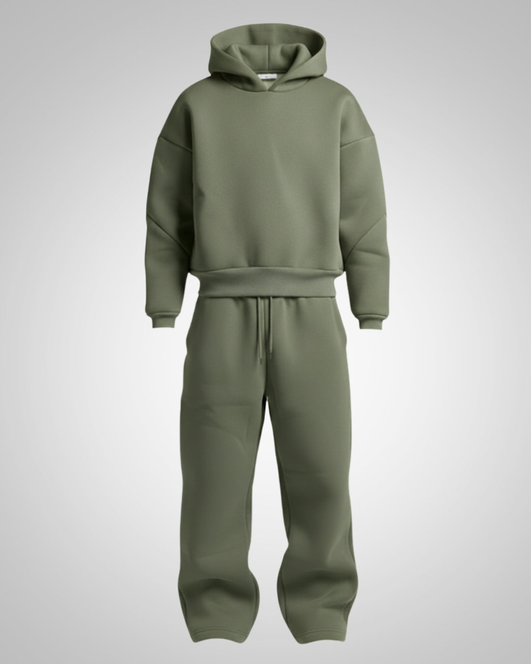 Bequemer Herren Zweiteiler Trainingsanzug Set mit Oversized Hoodie & Jogginghose für Freizeit & Sport.