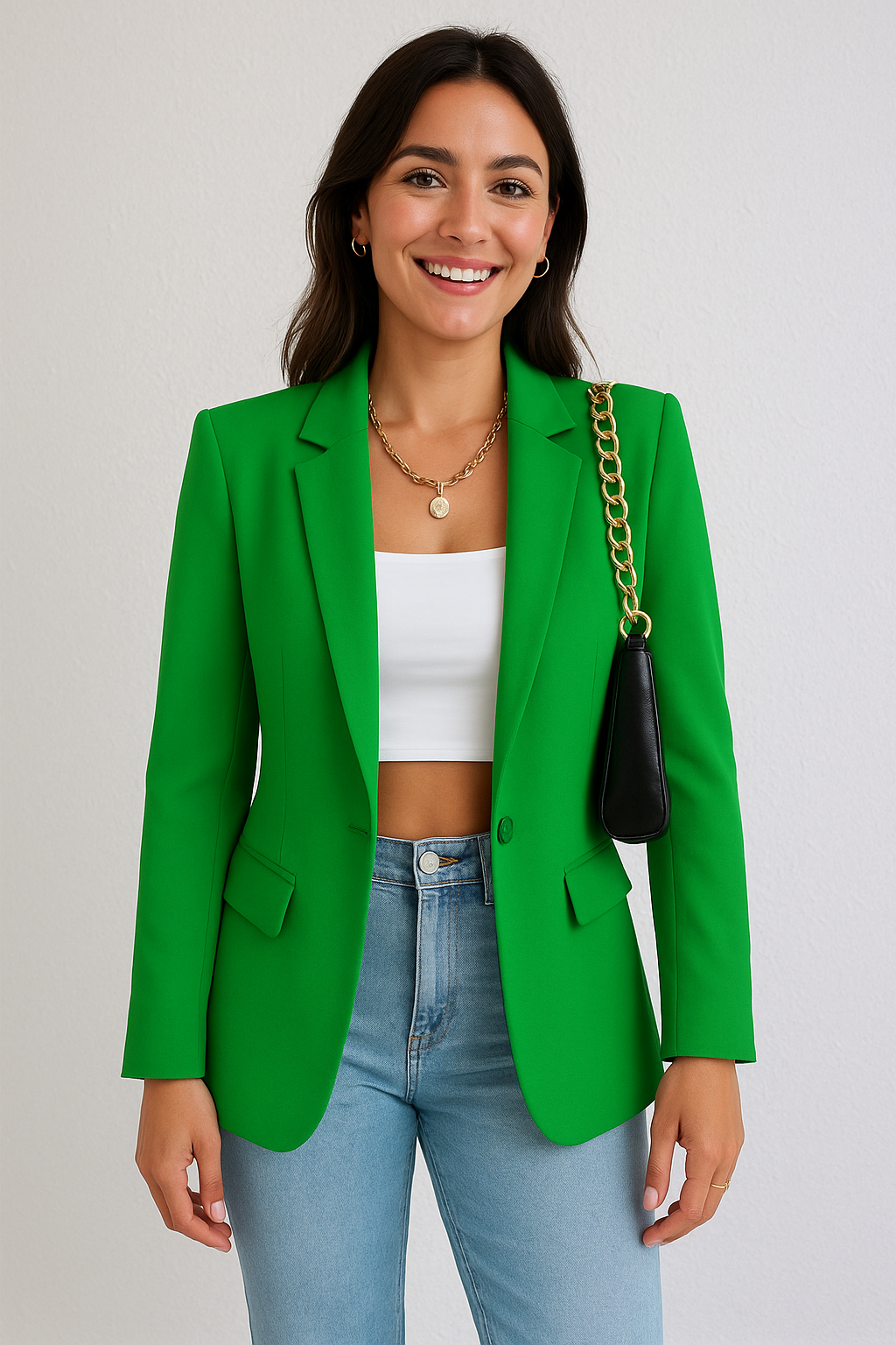 Figurbetonter Damen Blazer, elegant & vielseitig für Business & Freizeit. Klassische Damenmode.