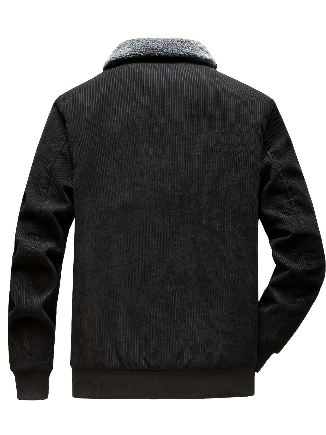 Übergangsjacke für Herren, gefüttert, mit Reißverschluss & Stehkragen, in modernem Design.