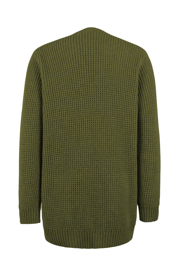 Stilvolle Damen-Strickjacke als Oberbekleidung, perfekt für Herbst & Wintermode.