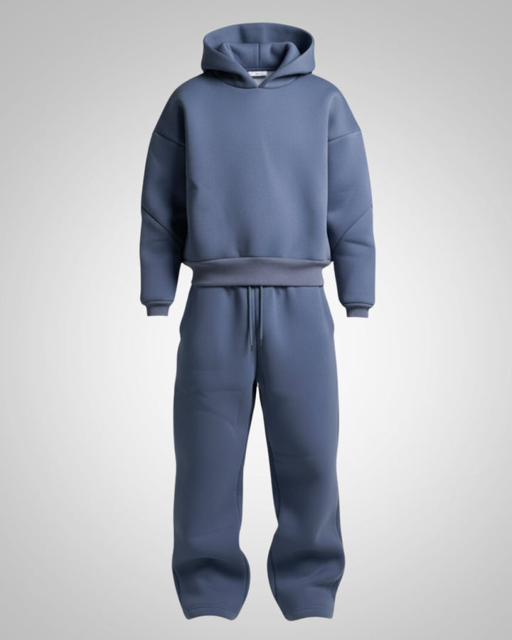 Herren Oversized Kapuzenpullover & Jogginghose Set, lässige & bequeme Herrenmode für Sport & Alltag.