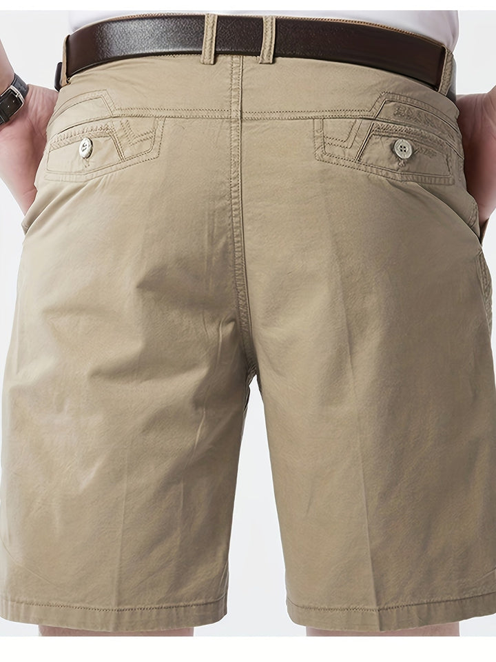 Stylische Herren Casual Shorts in Grün, Regular Fit. Perfekt für Sommer, Alltag & Reise.