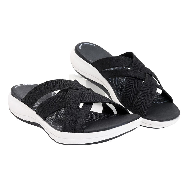 Verstellbare orthopädische Damensandalen für täglichen Komfort. Perfekt für gesunde Füße & Haltungskorrektur.