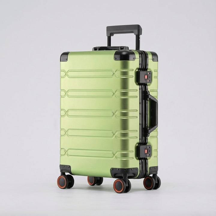 Geräumiger Reisekoffer mit 360-Grad-Schwenkrollen und leichtem Design für komfortables Gepäck.