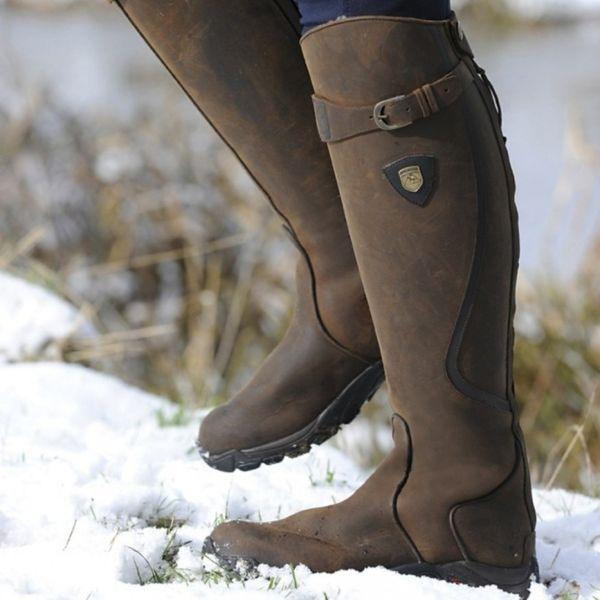 Langlebige & bequeme kniehohe Damen Reitstiefel. Wasserdicht, rutschfest und komfortabel für optimalen Halt.