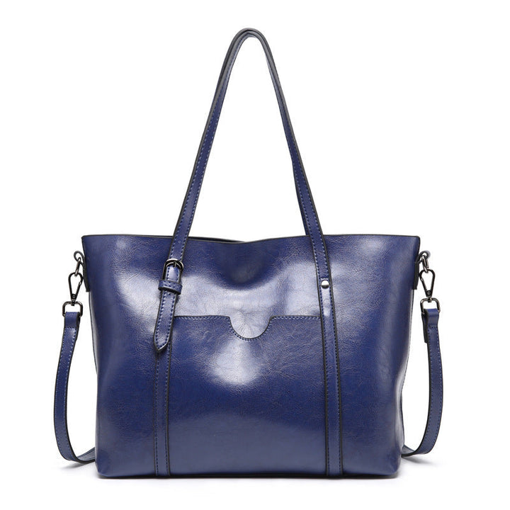Damen Alltagstasche im Retro-Stil, praktische Schultertasche und modisches Accessoire.