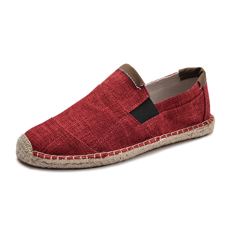 Herren Sommer Espadrilles Slipper mit Jutesohle. Bequeme Casual Schuhe für entspannte Tage.