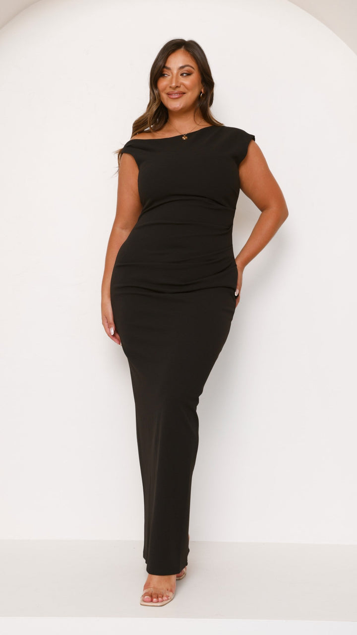 Klassisches Abendkleid, langes Design, ideal für festliche Events.