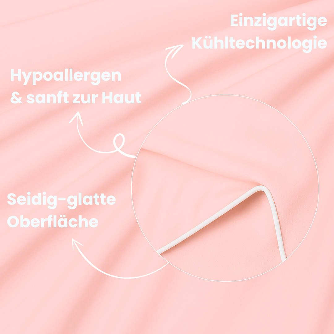 Die atmungsaktive Eisseide-Decke: Deine Geheimwaffe gegen Hitze und Schwitzen in der Nacht.