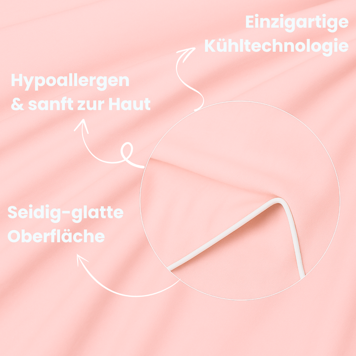 Die atmungsaktive Eisseide-Decke: Deine Geheimwaffe gegen Hitze und Schwitzen in der Nacht.