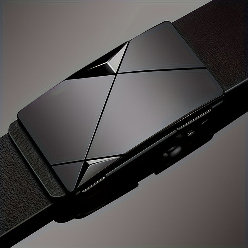Robuster Herren Gürtel mit automatischer Metallschnalle für optimalen Halt und ein elegantes Accessoire.