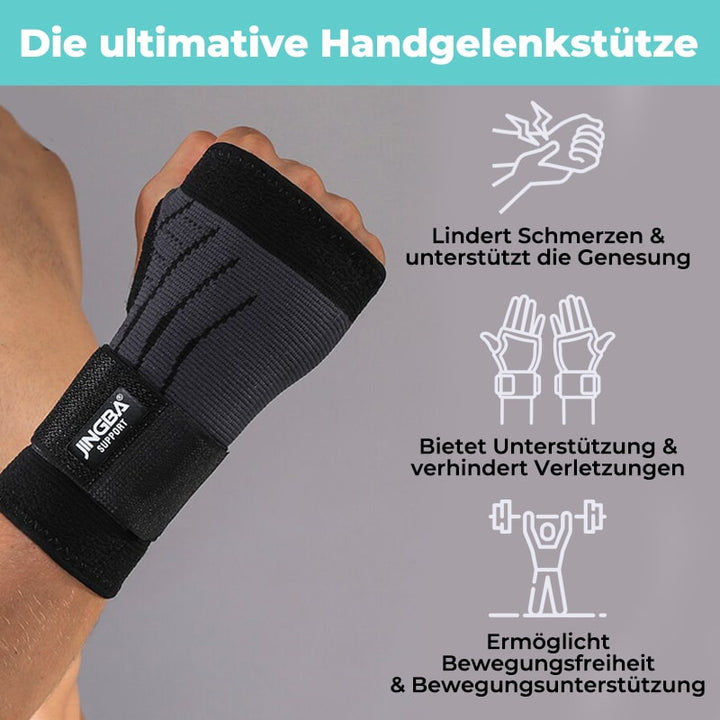 FlexGuard Handgelenkstütze für Sport & Fitness. Bietet Kompression, Gelenkschutz & Stabilität für Training & Erholung.