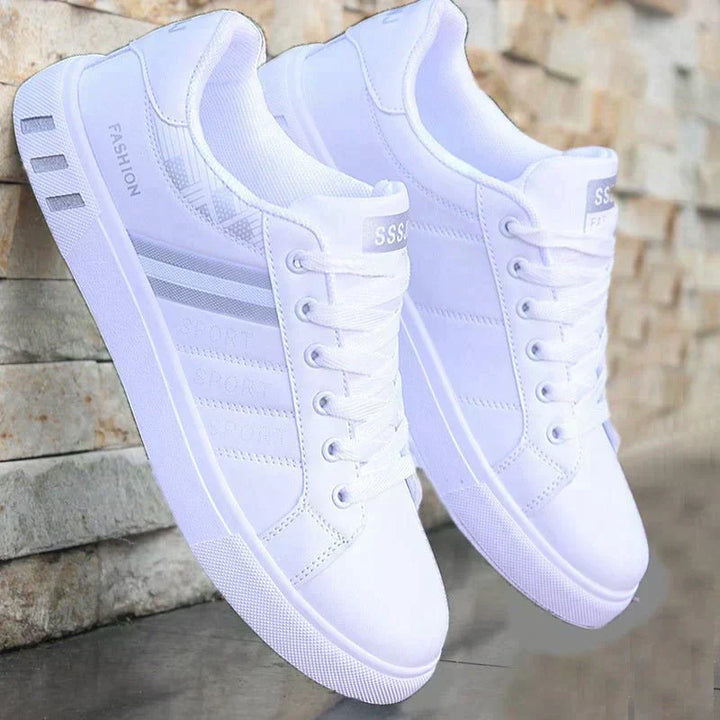 Herren Low-Top Sneaker mit strukturierter Oberfläche. Bequemer, stilvoller Freizeitschuh für Männer, ideal für den Alltag.