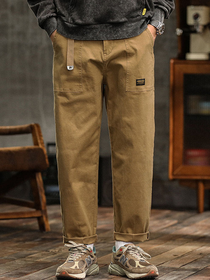 Herren Chino Darren: Bequeme Business Casual Hose mit Taschen, robust & vielseitig. Perfekt für Männer.