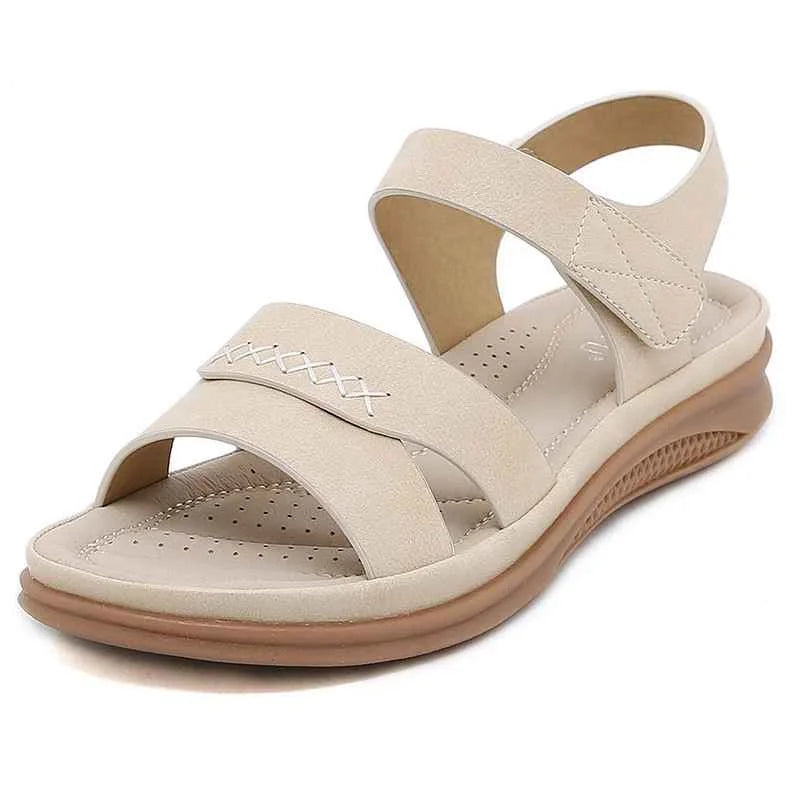 Bequeme Damensandale Lunara Flex: Ergonomische Sommersandale für leichten Komfort im Alltag.