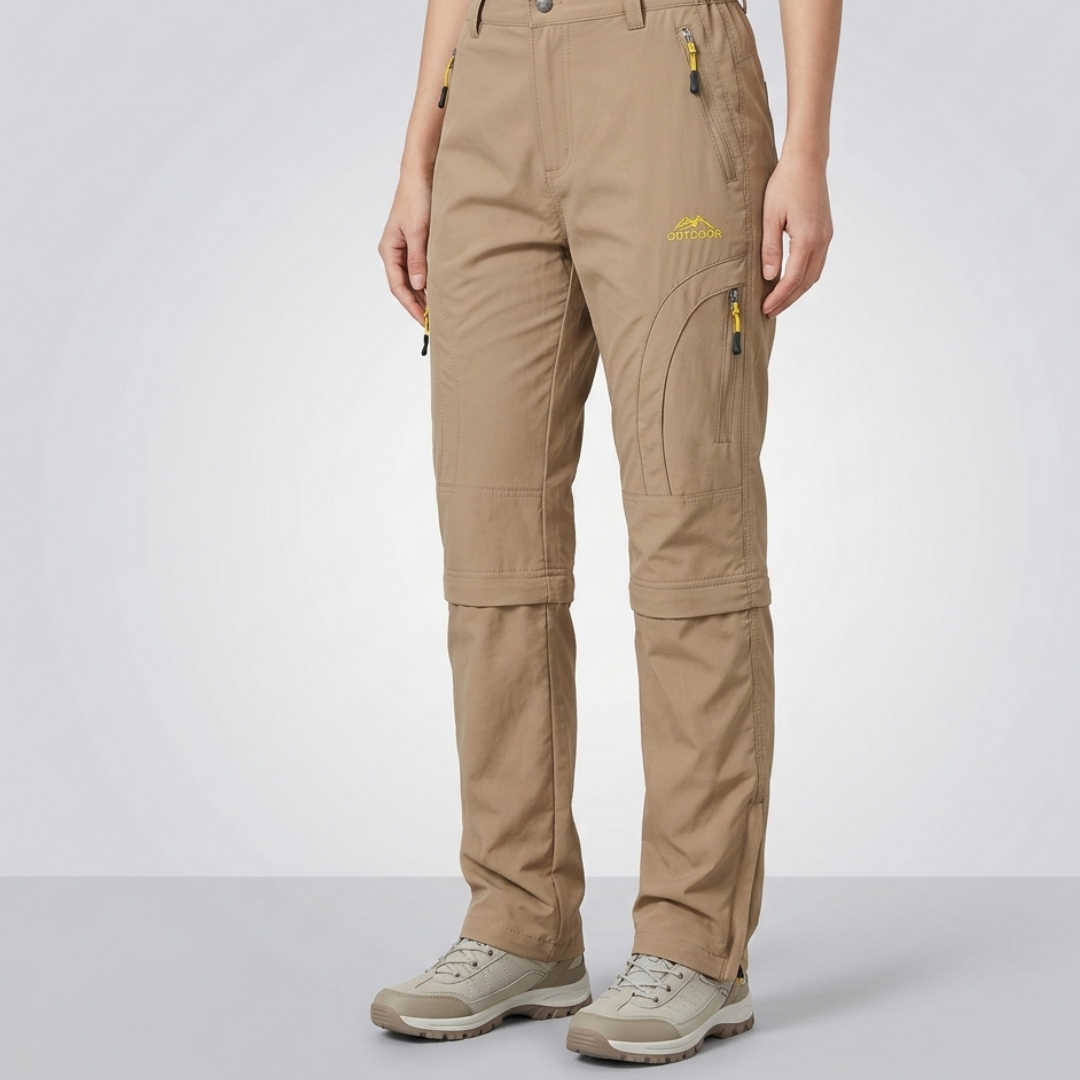 Funktionale Herren Zip-Off Trekkinghose. Schnelltrocknend & wasserabweisend für Outdoor-Aktivitäten.