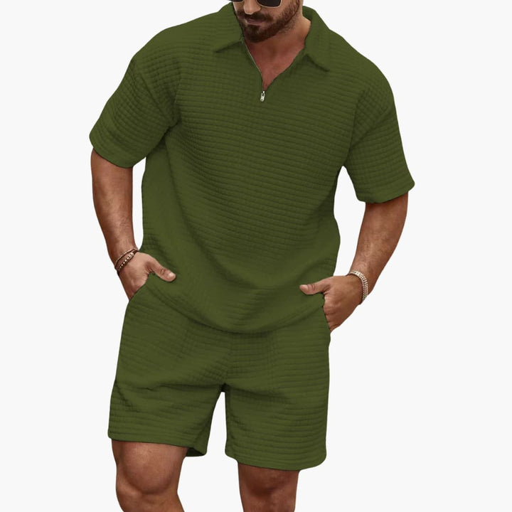 Modernes Herren Freizeit-Set, stylischer Zweiteiler für Athleisure & Casual Wear. Maximale Bequemlichkeit.
