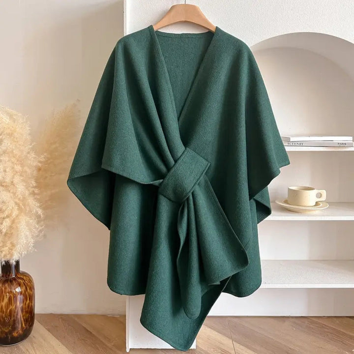 Vielseitiges Damen Wickeltuch: Eleganter Schal aus Mikrofaser, warm und winddicht für winterliche Outfits.