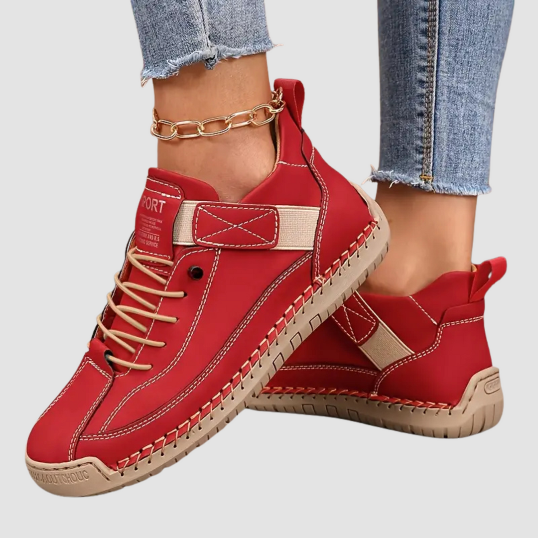 Obermaterial: Atmungsaktive Damen Orthopädie Schuhe, leicht und bequem für maximalen Gehkomfort.