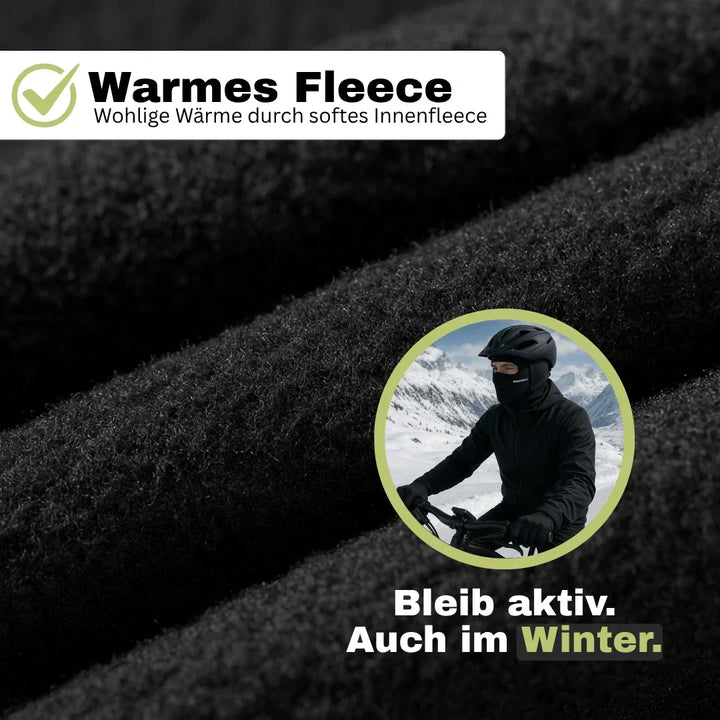 Gefaltete Unisex Winter Sturmhaube für Radfahrer, winddichtes thermisches Fahrradzubehör für kalte Tage und Outdoor.