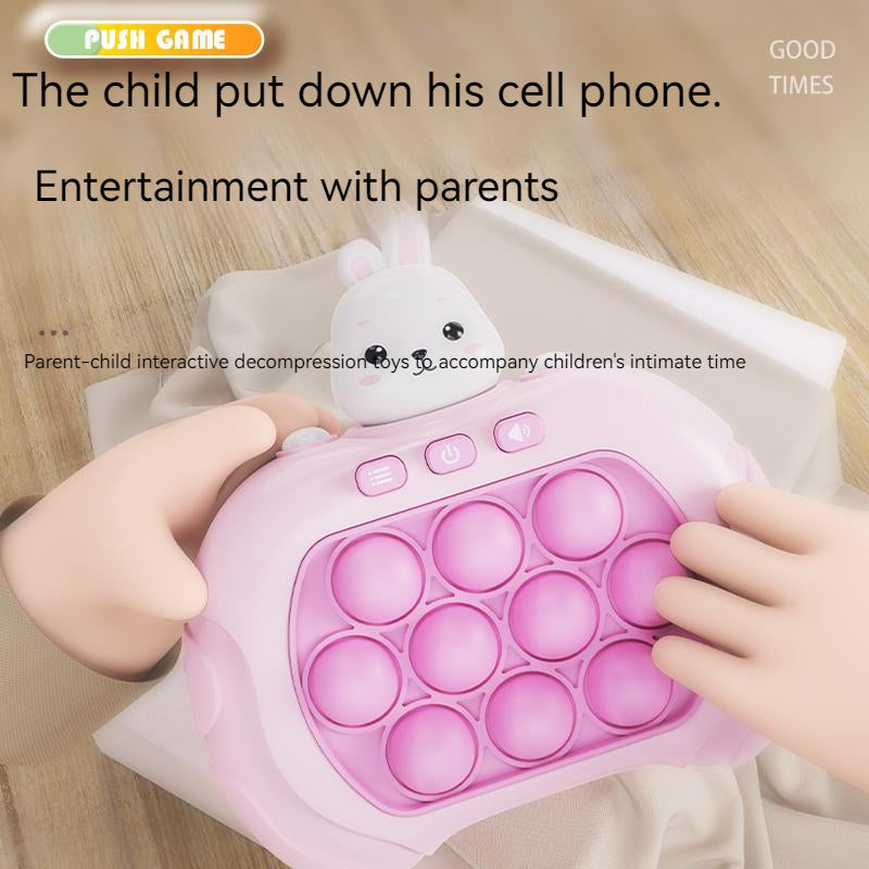 Schnelles Pop-it Reaktionsspiel, stärkt Konzentration, Geschicklichkeit und Motorik bei Kindern.