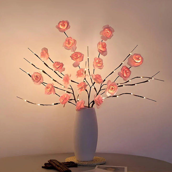 Flexibel formbare LED-Zweige für kreative Wohnideen und einzigartige Lichtarrangements.
