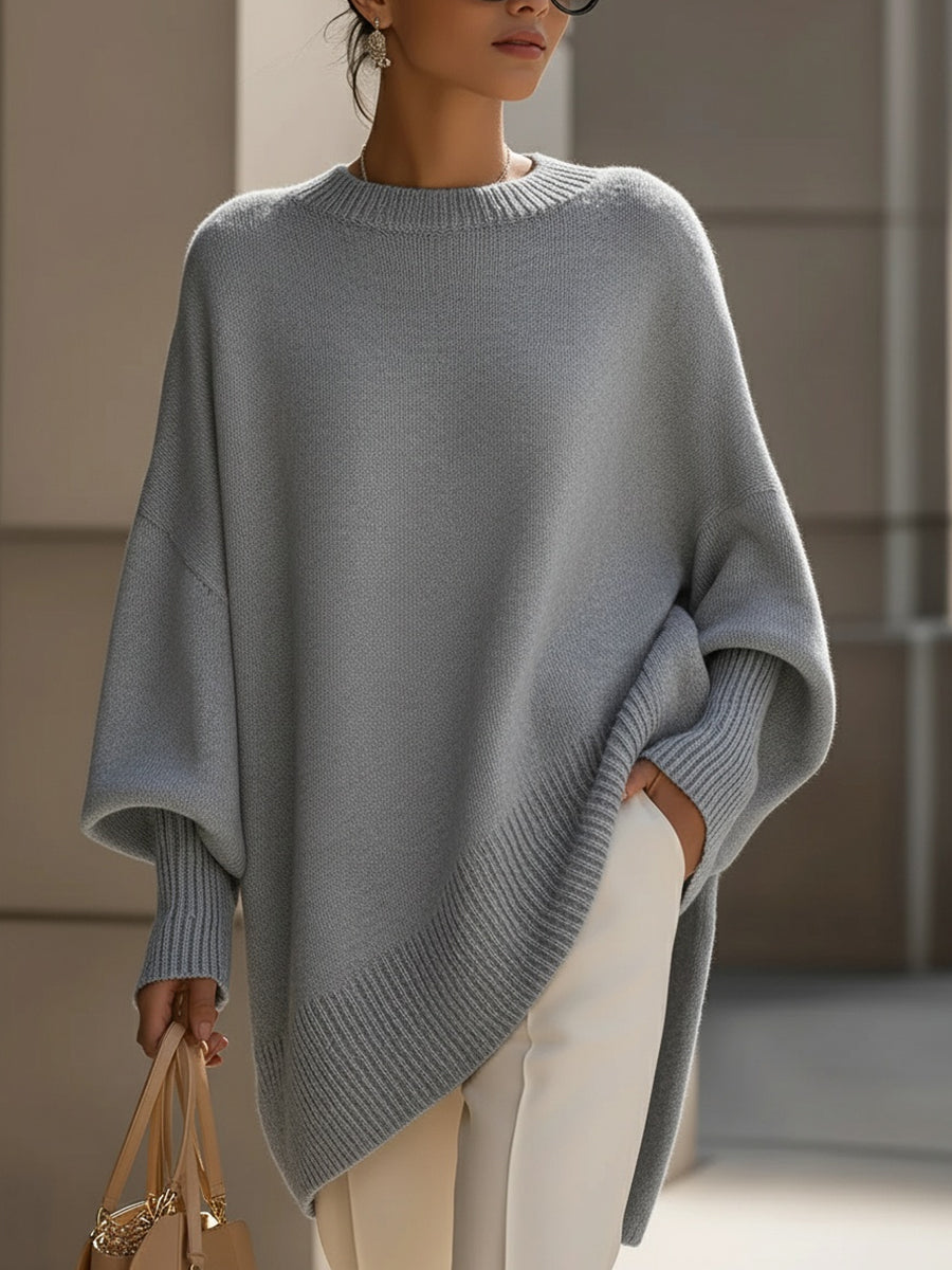 Hochwertiger Damen Pullover für Herbst, Winter & Frühling. Bequemer Strickpullover, vielseitig kombinierbar.