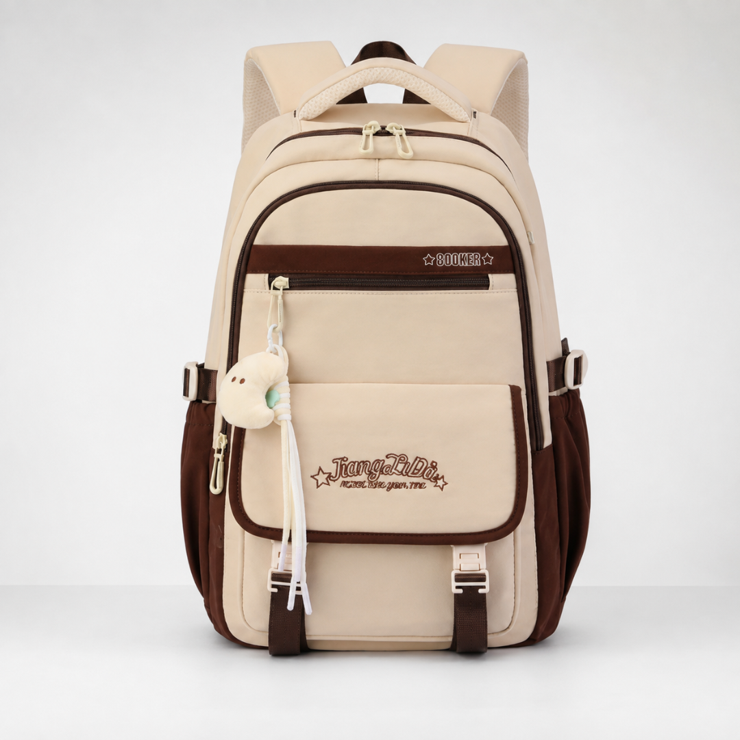Spritzwassergeschützter Oxford-Schulrucksack & Arbeitsrucksack. Robust, geräumig für Laptop und Bücher.