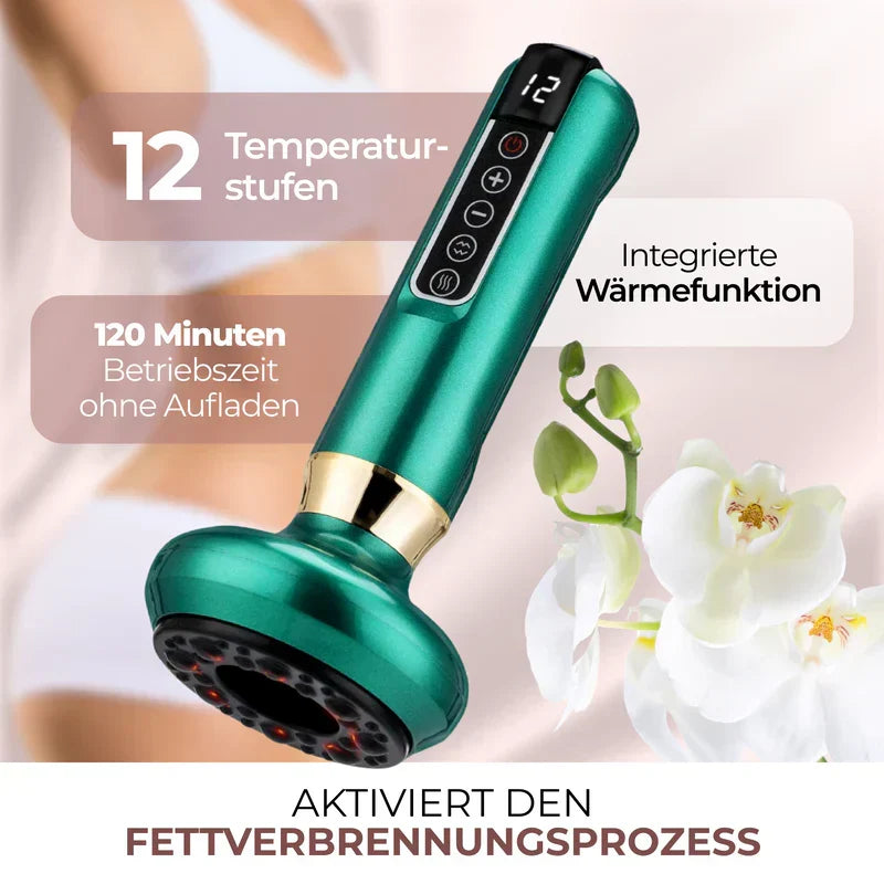 Ergonomisches Schönheitsgerät für Damen: Cellulite-Reduktion, Lymphdrainage & Dehnungsstreifen.